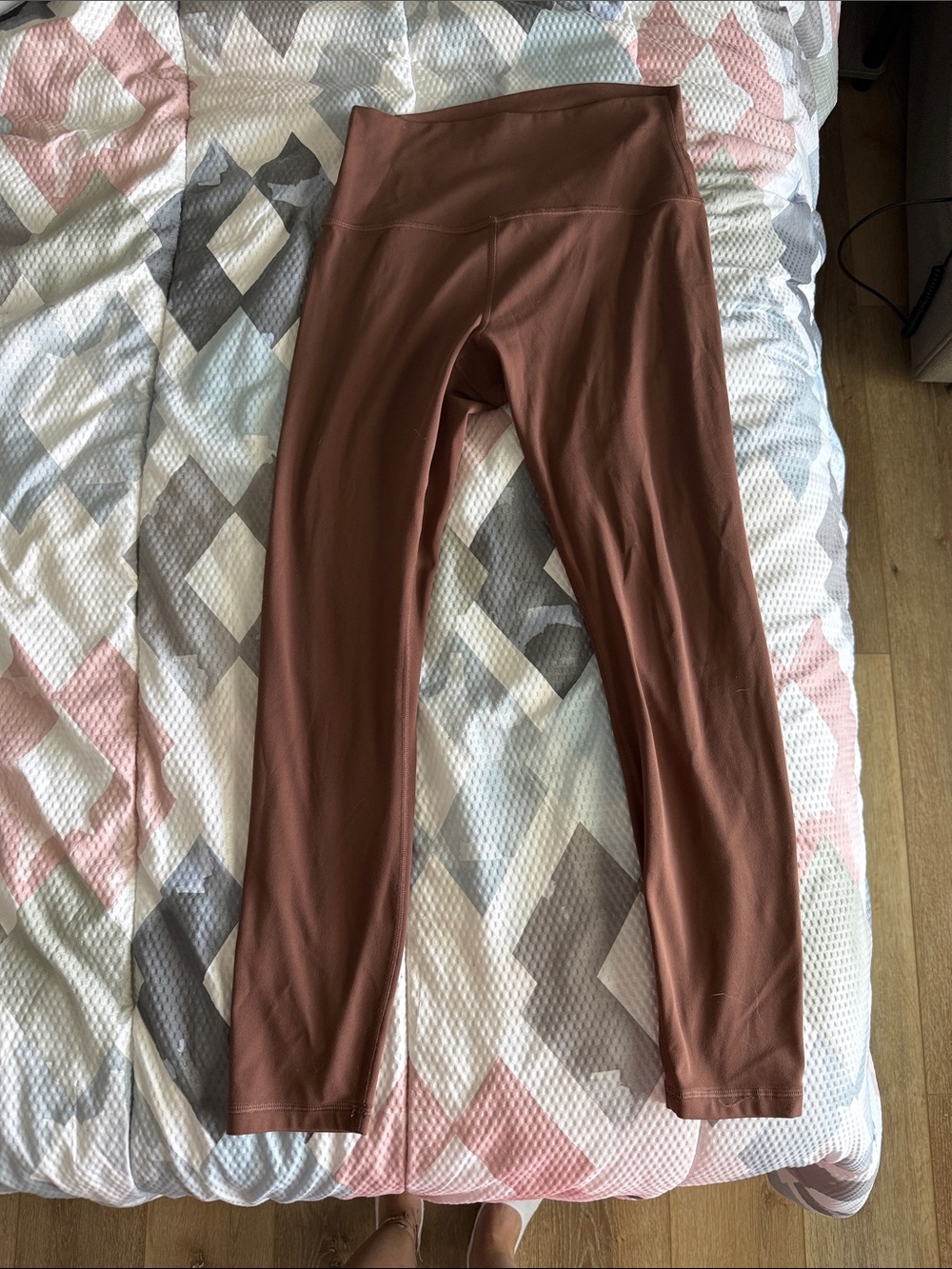 CRZ Yoga Leggings in Brown sz M 8/10